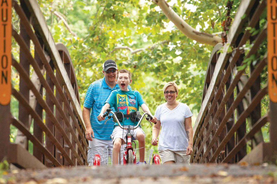 Kiwanis Club donates theraputic tricycles in Tennessee 9/7/14.